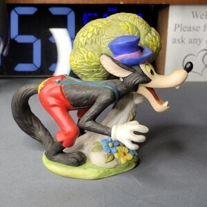 Walt Disney The Big Bad Wolf Porcelain Figurine